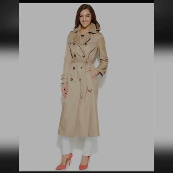 London Fog Jackets & Blazers - London Fog Classic Beige Long Trench Coat